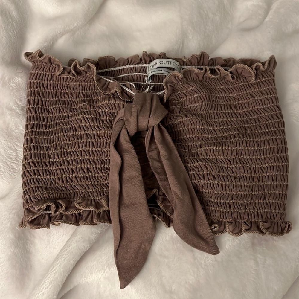 Urban bandeau top brown